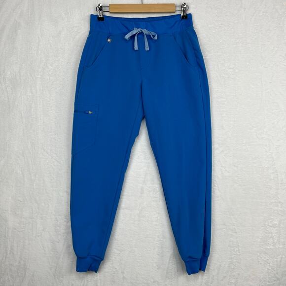Figs Scrub Set Zamora Jogger Pants XSP Catarina Scrub Top XXS Capri Blue - Picture 4 of 16